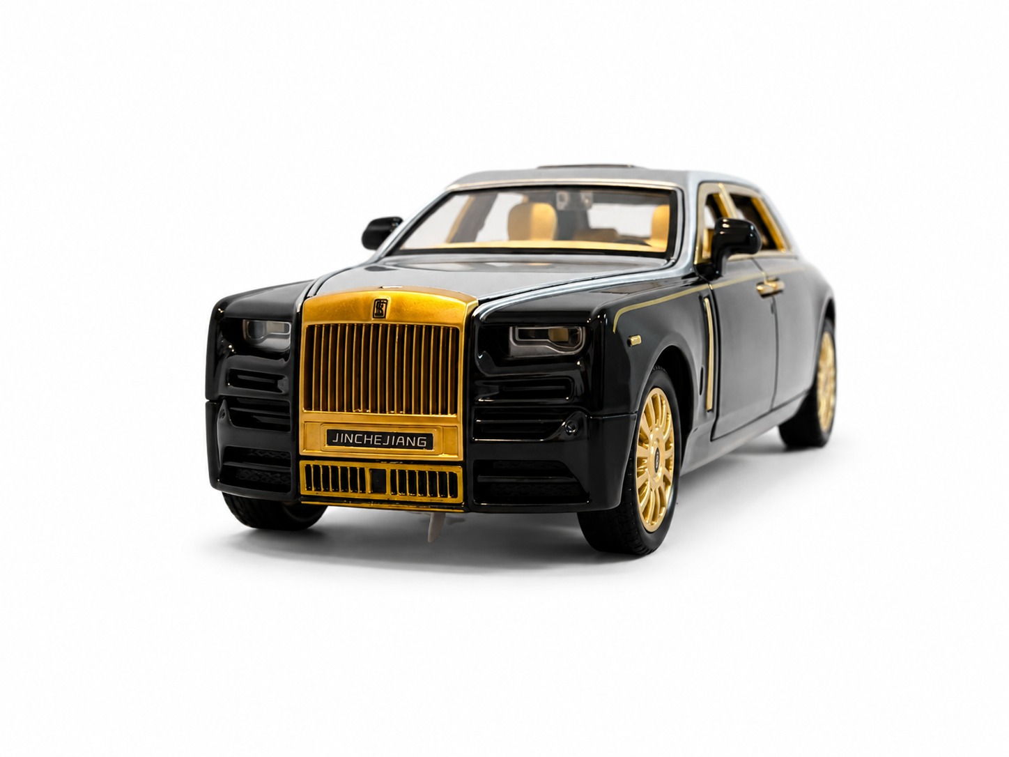 Car Model Rolls Royce 1:24 A - Black X Gray