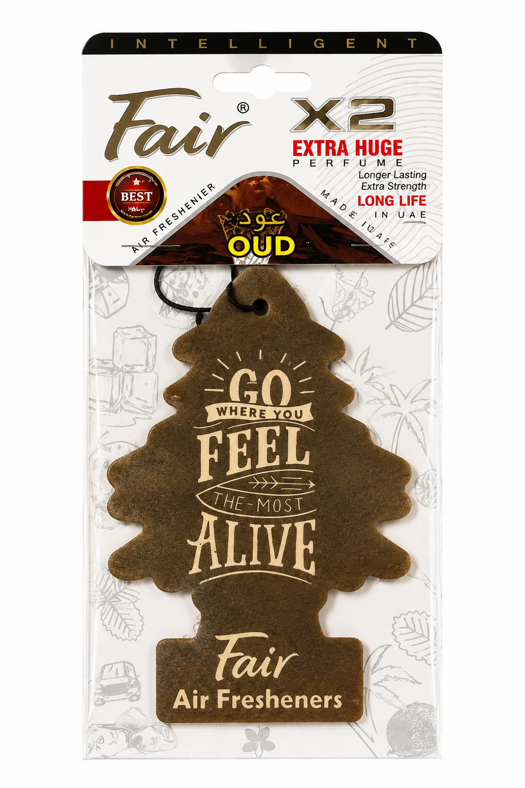 Large X2 Air Freshener Oud
