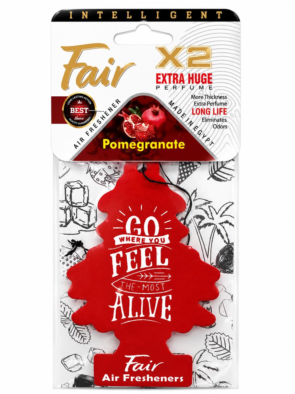 Large X2 Air Freshener Pomegranate