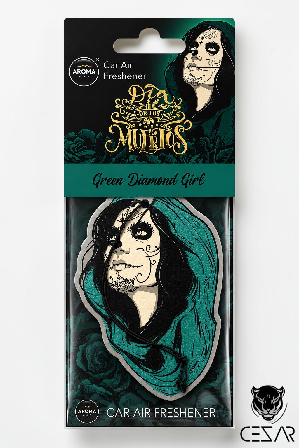 Aroma Car Green Diamond Girl