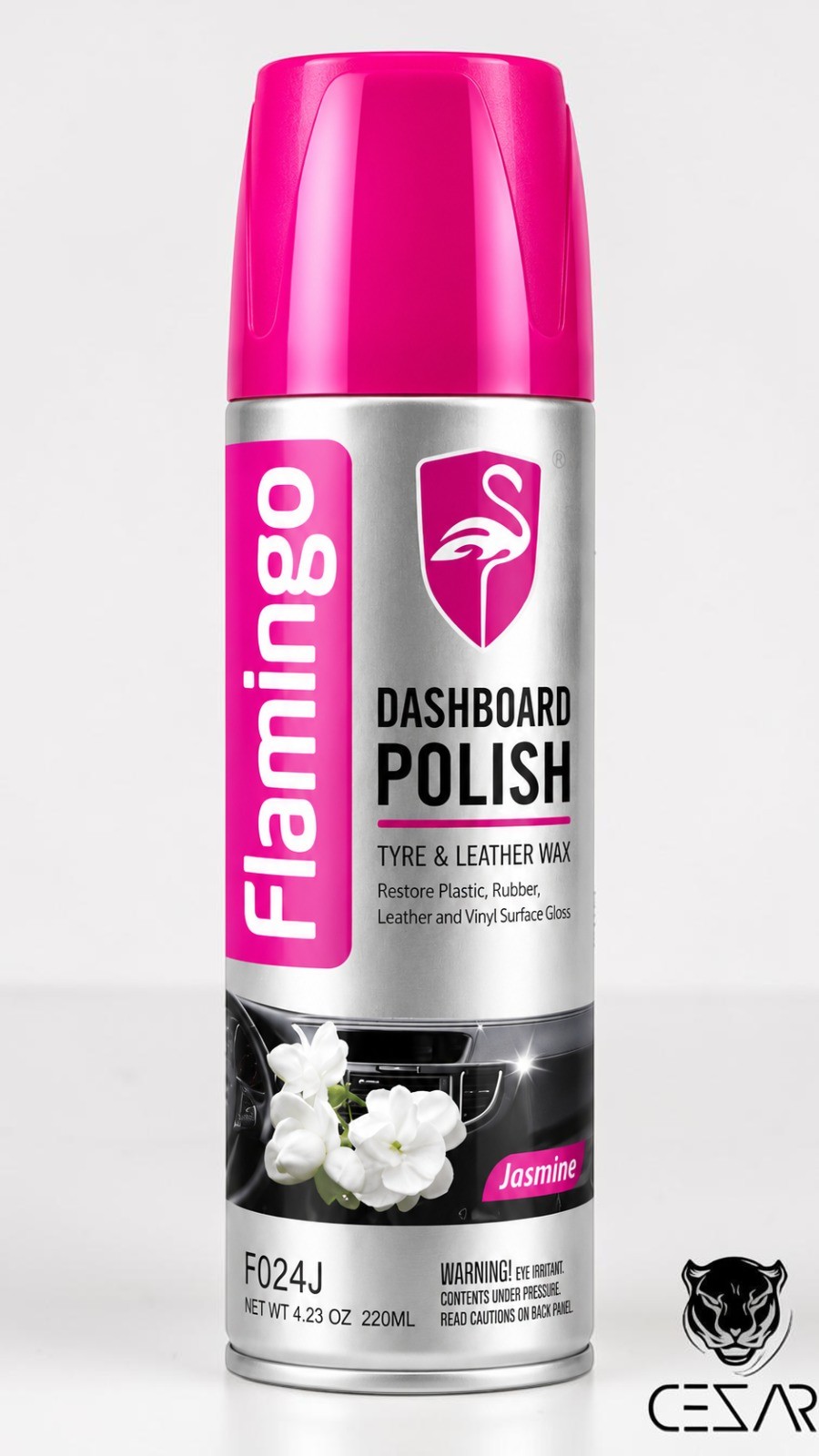Flamingo Dashboard Polish Jasmine Small 220 ml.