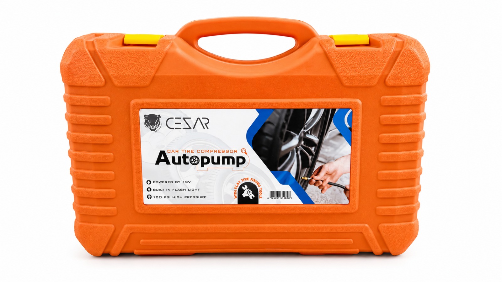 CESAR Auto Pump Car Tire Compressor Kit